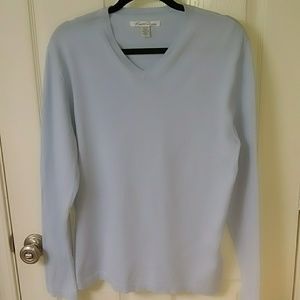 Kenneth Cole New York sz L soft baby blue sweater